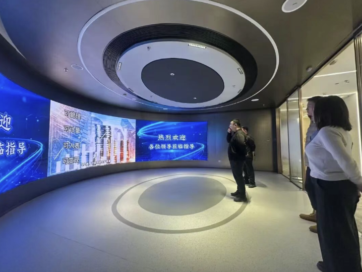 京石科创集团等单位到访国信中健参观交流